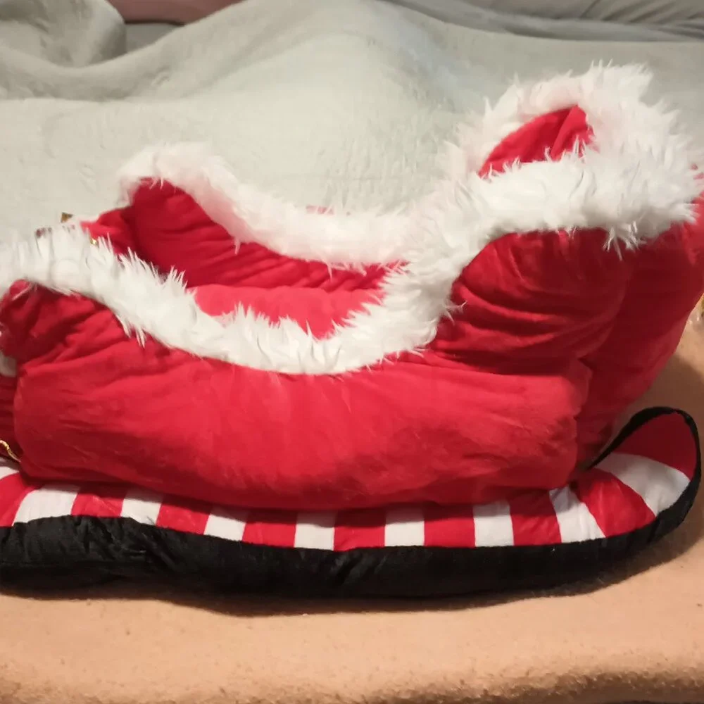 NEW Funny Fuzzy Festive Sleigh Dog Bed Christmas Sleigh Small